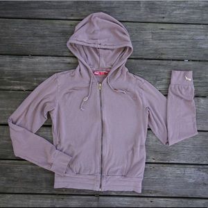 Puma cotton blend hoodie jacket women’s size small
